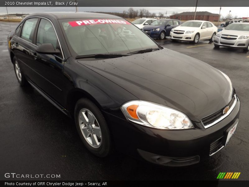 Black / Gray 2010 Chevrolet Impala LT