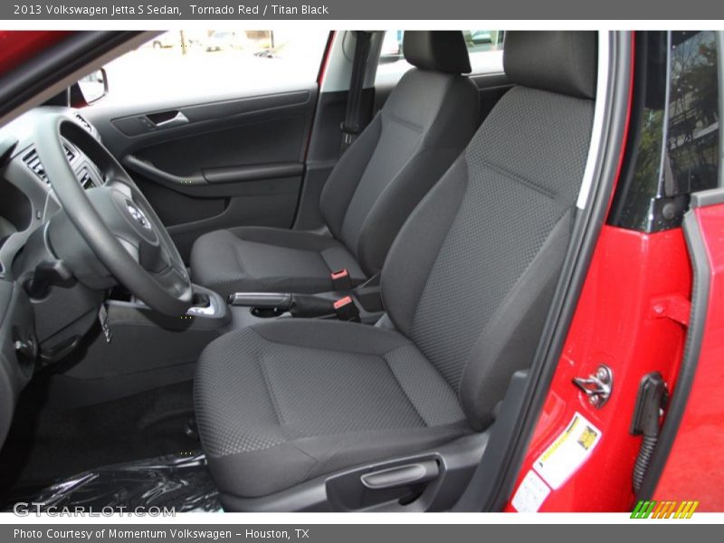 Tornado Red / Titan Black 2013 Volkswagen Jetta S Sedan