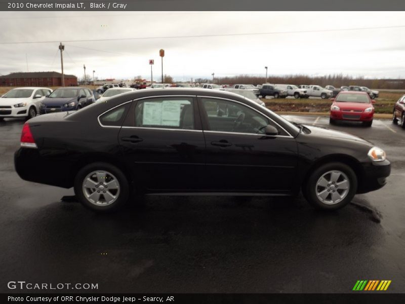 Black / Gray 2010 Chevrolet Impala LT