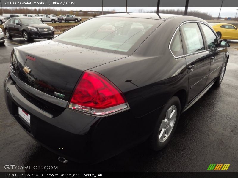 Black / Gray 2010 Chevrolet Impala LT