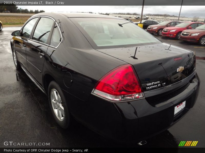 Black / Gray 2010 Chevrolet Impala LT