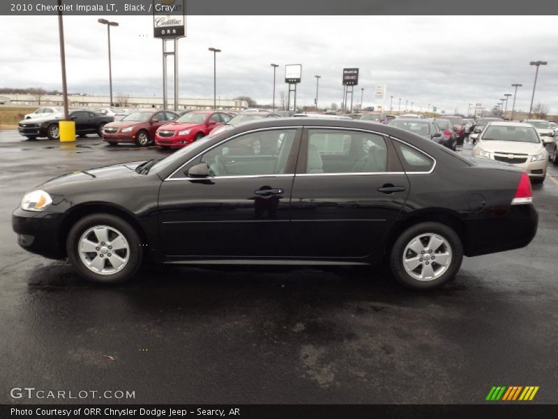 Black / Gray 2010 Chevrolet Impala LT