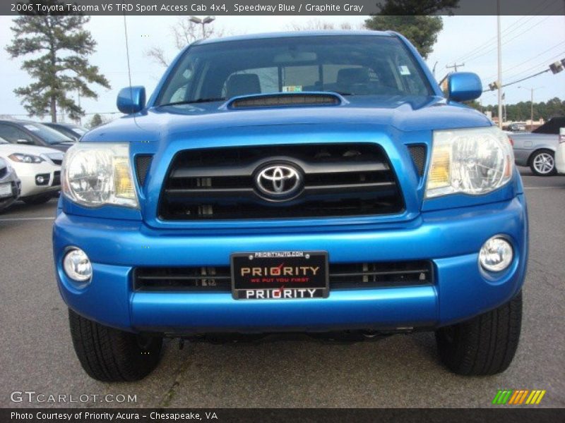 Speedway Blue / Graphite Gray 2006 Toyota Tacoma V6 TRD Sport Access Cab 4x4