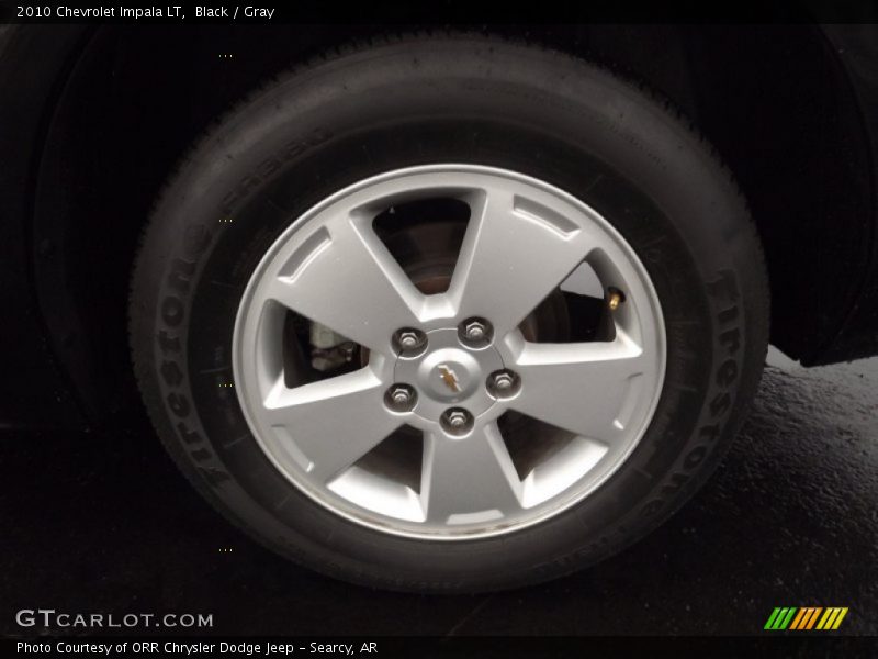 Black / Gray 2010 Chevrolet Impala LT