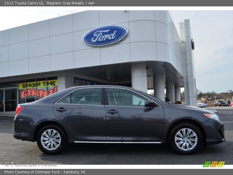 Magnetic Gray Metallic / Ash 2012 Toyota Camry LE
