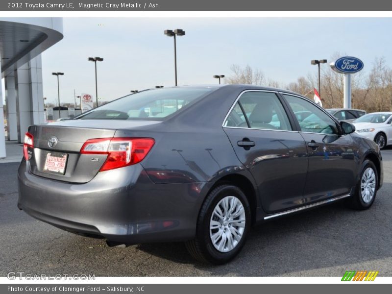 Magnetic Gray Metallic / Ash 2012 Toyota Camry LE