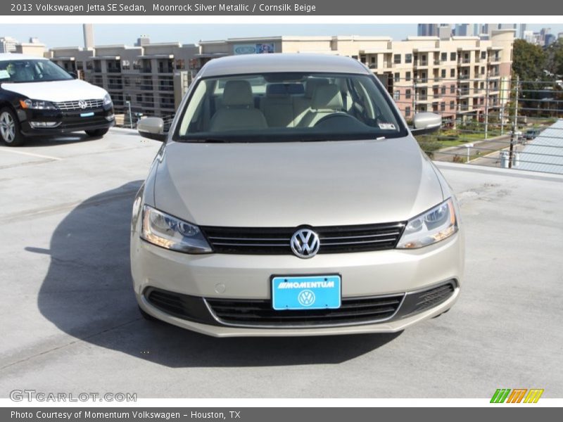 Moonrock Silver Metallic / Cornsilk Beige 2013 Volkswagen Jetta SE Sedan