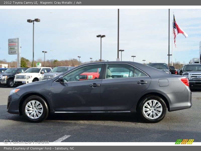 Magnetic Gray Metallic / Ash 2012 Toyota Camry LE