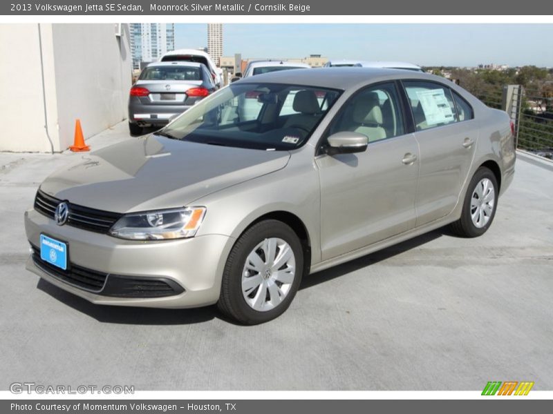 Moonrock Silver Metallic / Cornsilk Beige 2013 Volkswagen Jetta SE Sedan