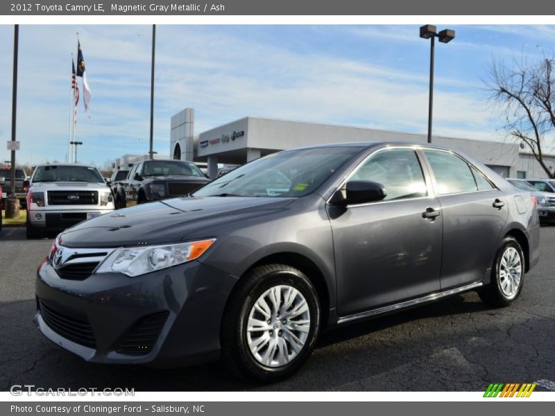 Magnetic Gray Metallic / Ash 2012 Toyota Camry LE