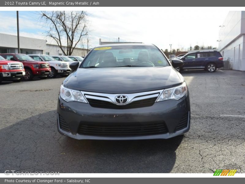 Magnetic Gray Metallic / Ash 2012 Toyota Camry LE