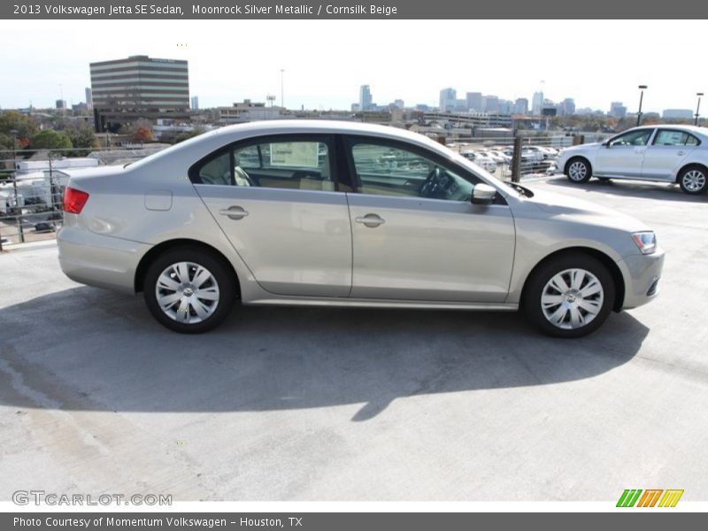 Moonrock Silver Metallic / Cornsilk Beige 2013 Volkswagen Jetta SE Sedan