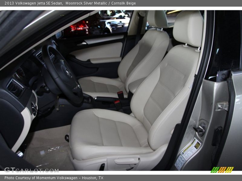 Moonrock Silver Metallic / Cornsilk Beige 2013 Volkswagen Jetta SE Sedan