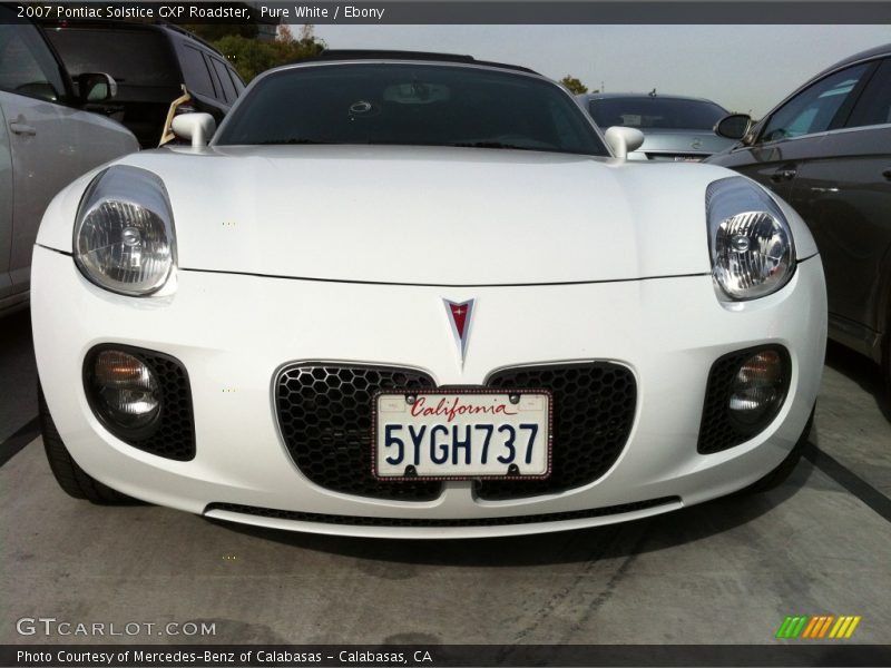 Pure White / Ebony 2007 Pontiac Solstice GXP Roadster
