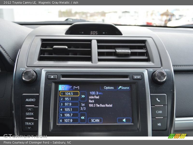 Magnetic Gray Metallic / Ash 2012 Toyota Camry LE