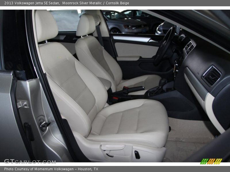 Moonrock Silver Metallic / Cornsilk Beige 2013 Volkswagen Jetta SE Sedan