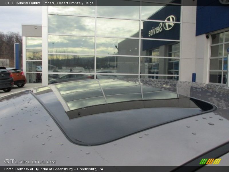 Desert Bronze / Beige 2013 Hyundai Elantra Limited
