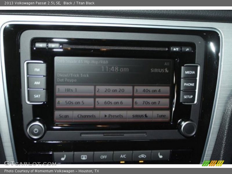 Black / Titan Black 2013 Volkswagen Passat 2.5L SE