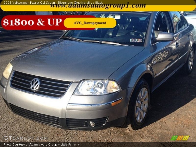 Silverstone Grey Metallic / Black 2003 Volkswagen Passat GLS Sedan