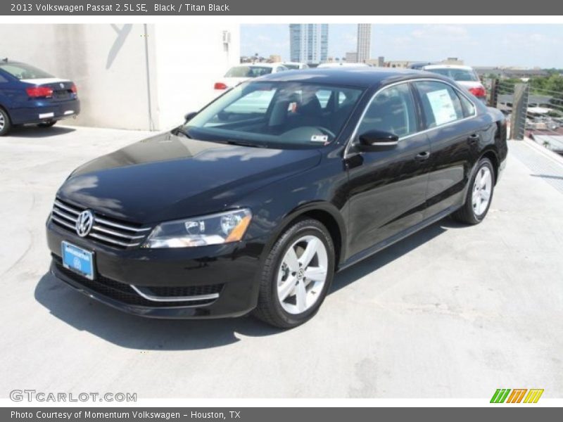 Black / Titan Black 2013 Volkswagen Passat 2.5L SE