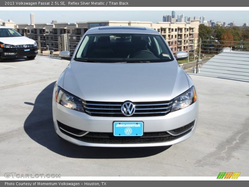 Reflex Silver Metallic / Titan Black 2013 Volkswagen Passat 2.5L SE