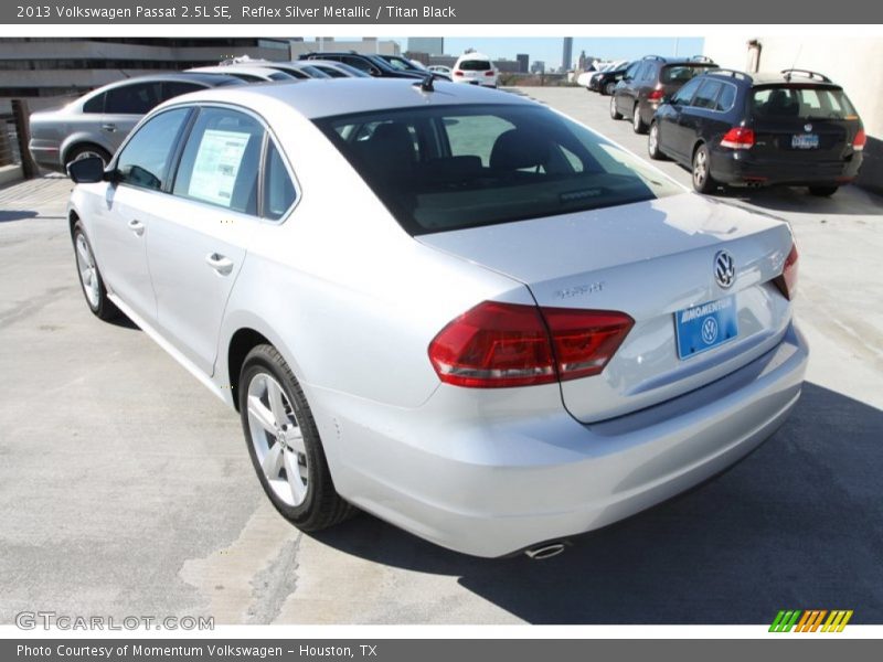 Reflex Silver Metallic / Titan Black 2013 Volkswagen Passat 2.5L SE