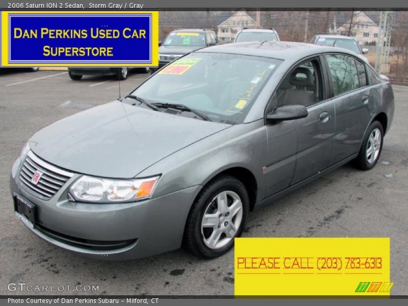 Storm Gray / Gray 2006 Saturn ION 2 Sedan