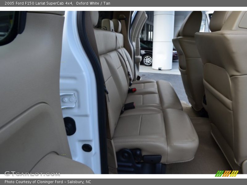 Oxford White / Tan 2005 Ford F150 Lariat SuperCab 4x4