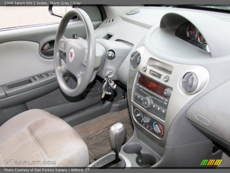 Storm Gray / Gray 2006 Saturn ION 2 Sedan