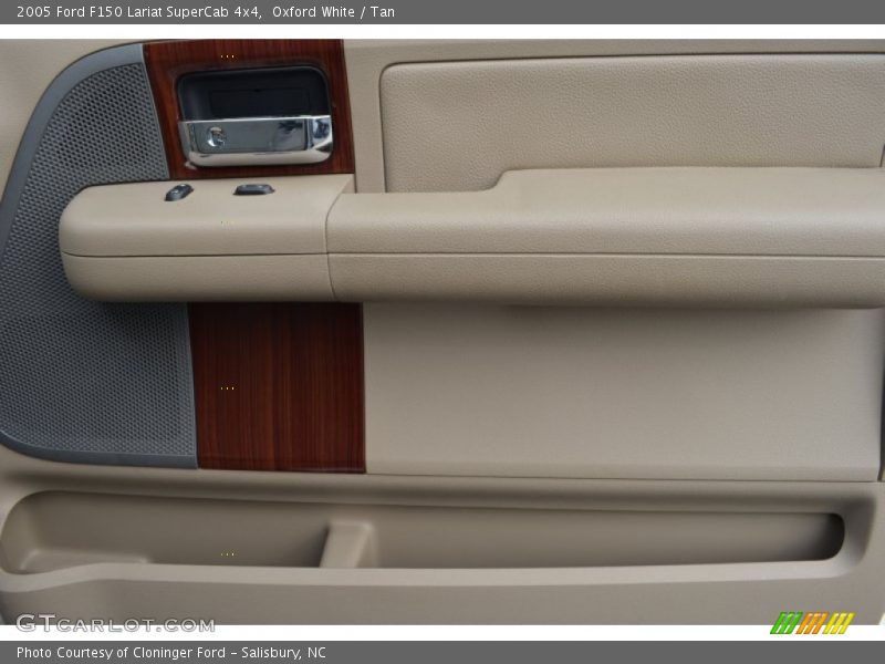 Oxford White / Tan 2005 Ford F150 Lariat SuperCab 4x4