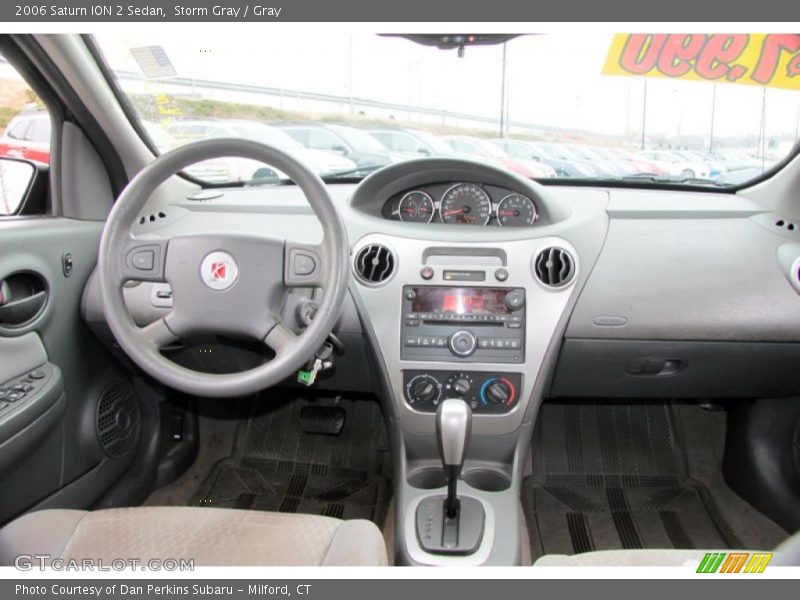 Storm Gray / Gray 2006 Saturn ION 2 Sedan
