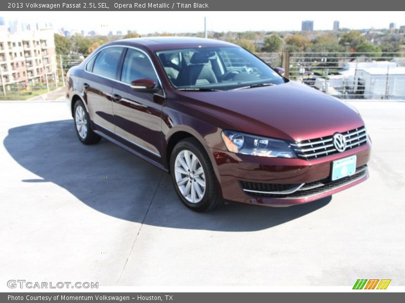 Opera Red Metallic / Titan Black 2013 Volkswagen Passat 2.5L SEL