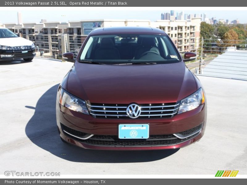 Opera Red Metallic / Titan Black 2013 Volkswagen Passat 2.5L SEL