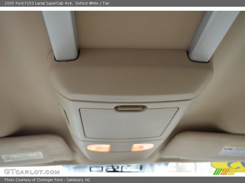 Oxford White / Tan 2005 Ford F150 Lariat SuperCab 4x4