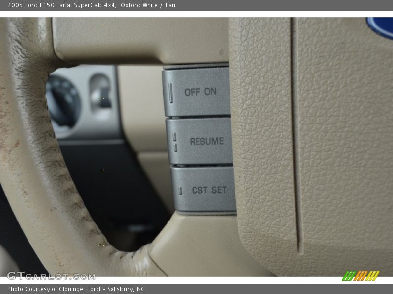Oxford White / Tan 2005 Ford F150 Lariat SuperCab 4x4