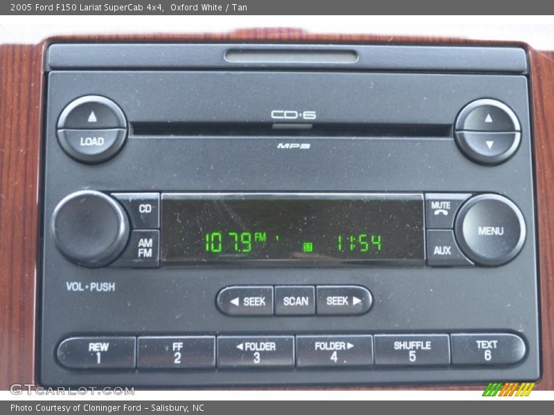 Oxford White / Tan 2005 Ford F150 Lariat SuperCab 4x4
