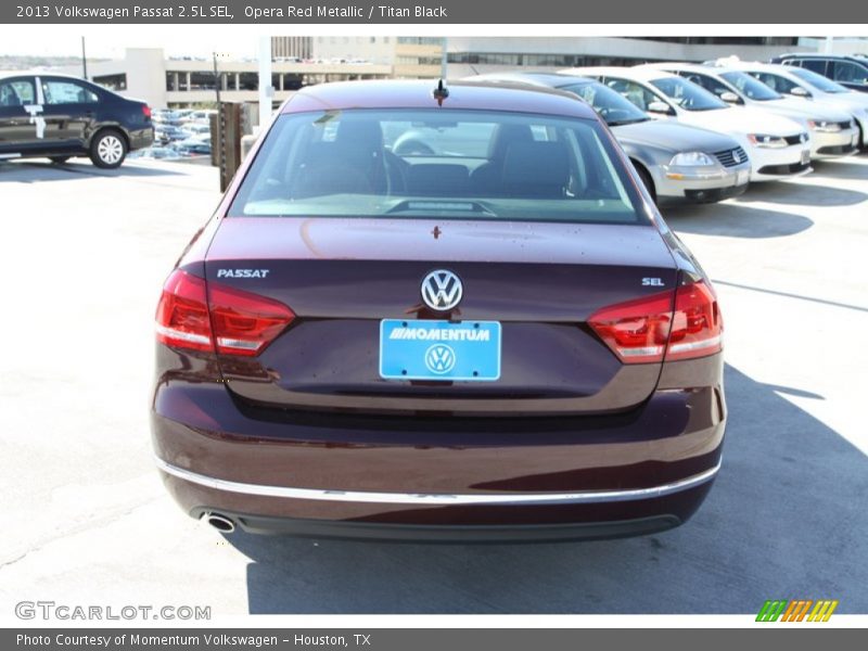 Opera Red Metallic / Titan Black 2013 Volkswagen Passat 2.5L SEL