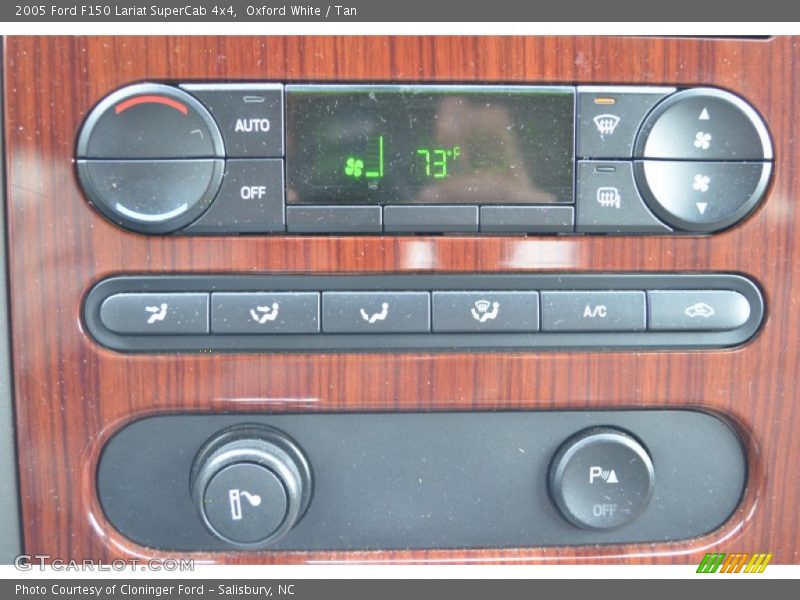 Oxford White / Tan 2005 Ford F150 Lariat SuperCab 4x4