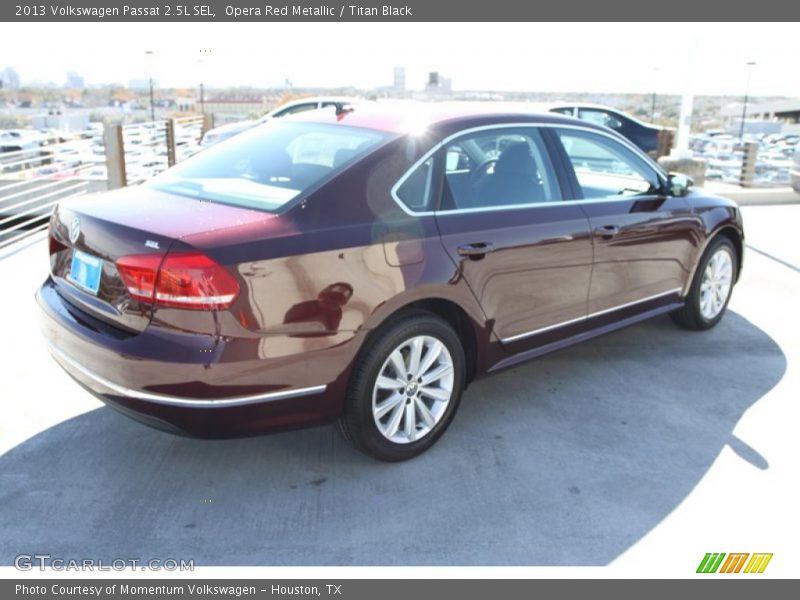Opera Red Metallic / Titan Black 2013 Volkswagen Passat 2.5L SEL