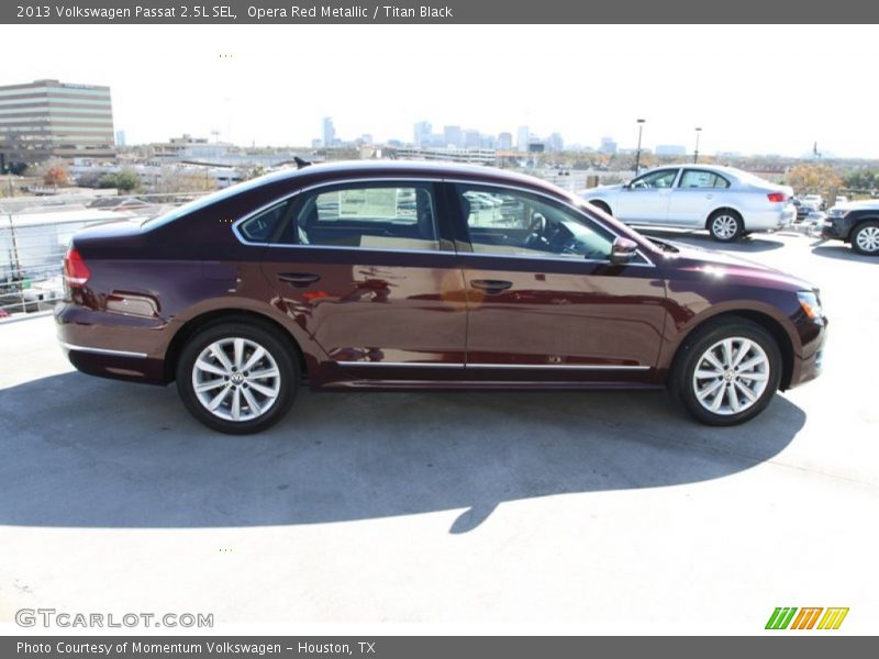 Opera Red Metallic / Titan Black 2013 Volkswagen Passat 2.5L SEL