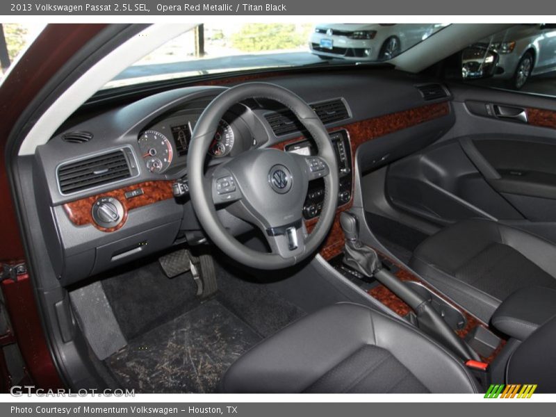 Opera Red Metallic / Titan Black 2013 Volkswagen Passat 2.5L SEL