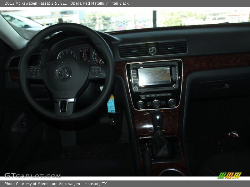 Opera Red Metallic / Titan Black 2013 Volkswagen Passat 2.5L SEL