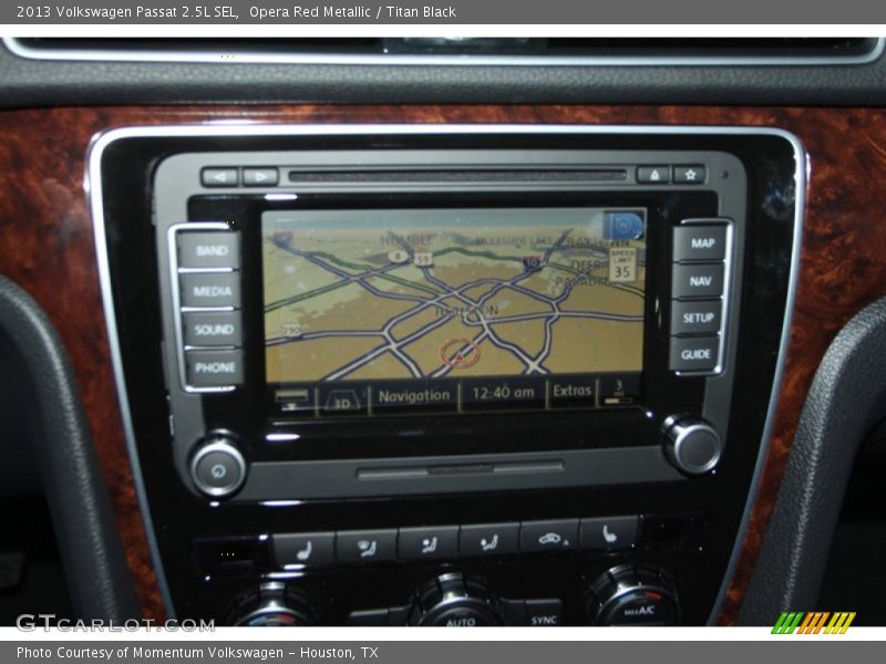 Navigation of 2013 Passat 2.5L SEL