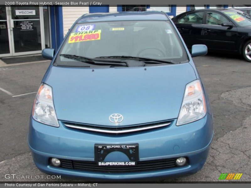 Seaside Blue Pearl / Gray 2008 Toyota Prius Hybrid