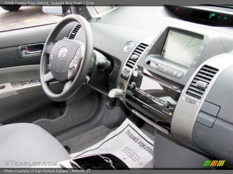 Seaside Blue Pearl / Gray 2008 Toyota Prius Hybrid