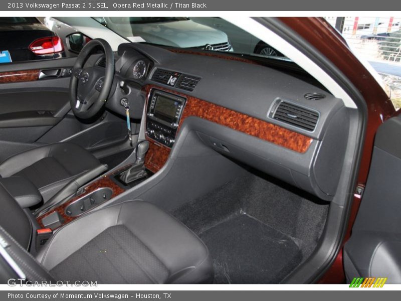 Opera Red Metallic / Titan Black 2013 Volkswagen Passat 2.5L SEL