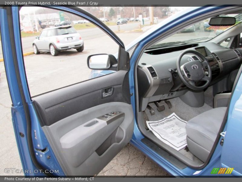 Seaside Blue Pearl / Gray 2008 Toyota Prius Hybrid