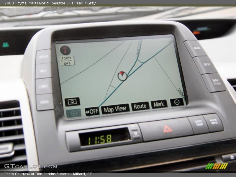 Navigation of 2008 Prius Hybrid