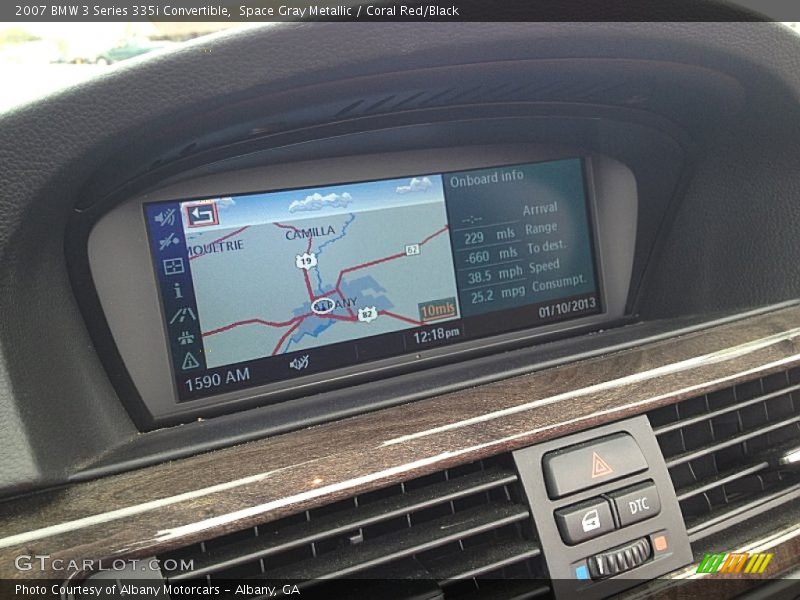 Navigation of 2007 3 Series 335i Convertible