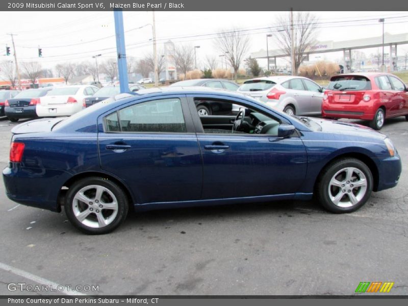 Maizen Blue Pearl / Black 2009 Mitsubishi Galant Sport V6